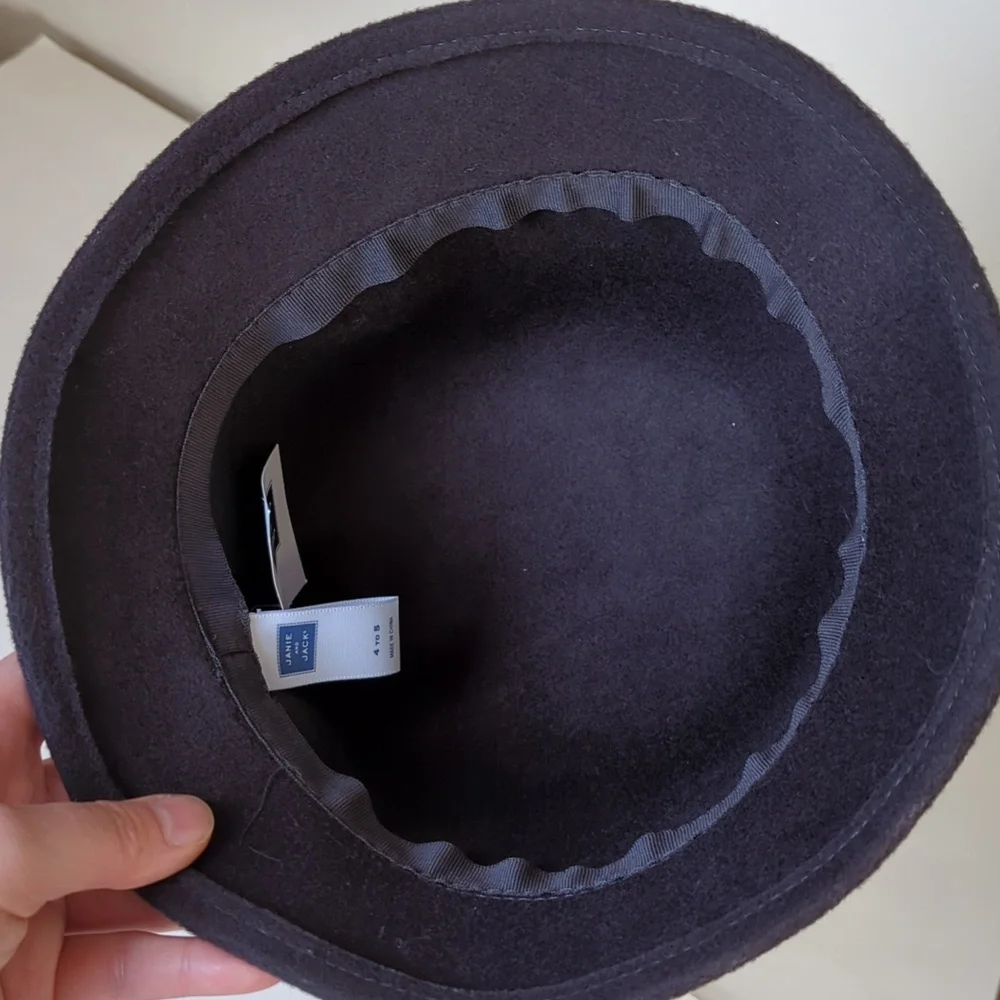 Jaine and Jack Girl's Gray Hat - Size 4-5 - Picture 4 of 7